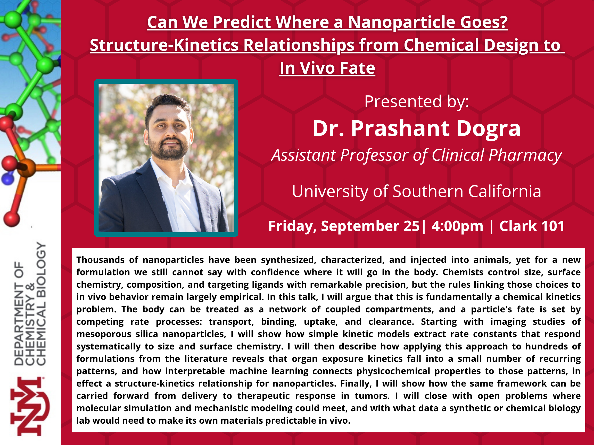 Prashant Dogra seminar flyer
